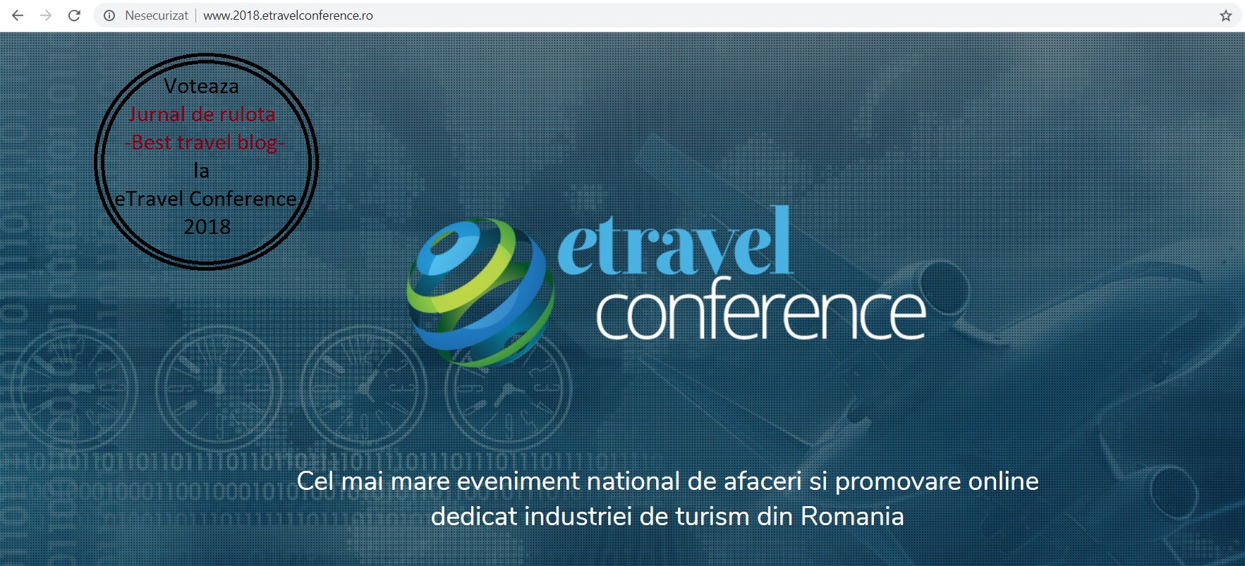 eTravel Conference si despre cum am descoperit ca suntem nominalizati la categoria Best Travel Blog 2018