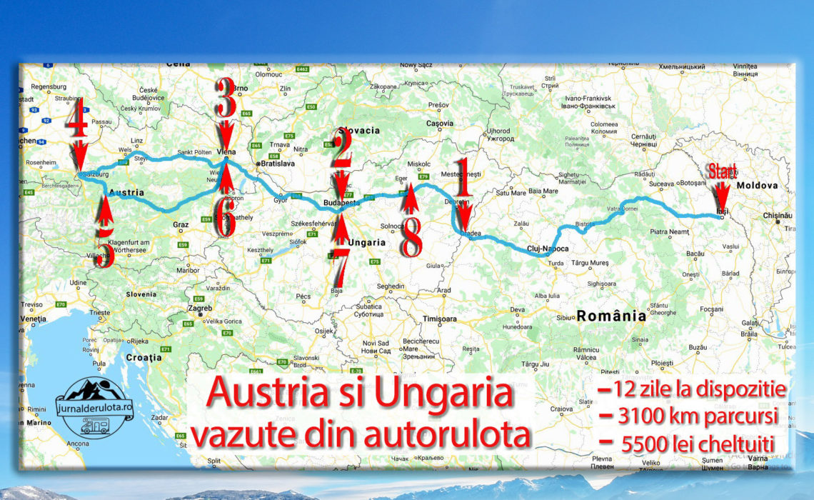 Stam acasa si povestim despre calatoria pe care am facut-o cu autorulota, iarna, in Ungaria si Austria